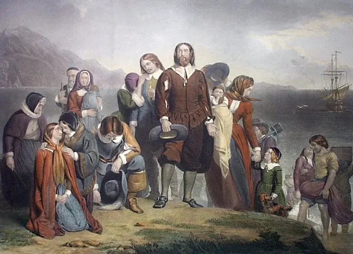 The Landing of the Pilgrim Fathers in America, A.D. 1620
